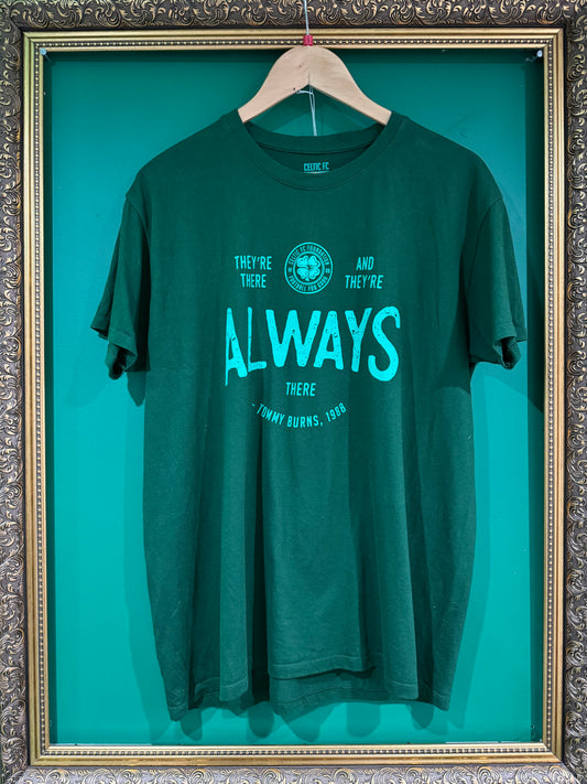 Tommy Burns quote tshirt large