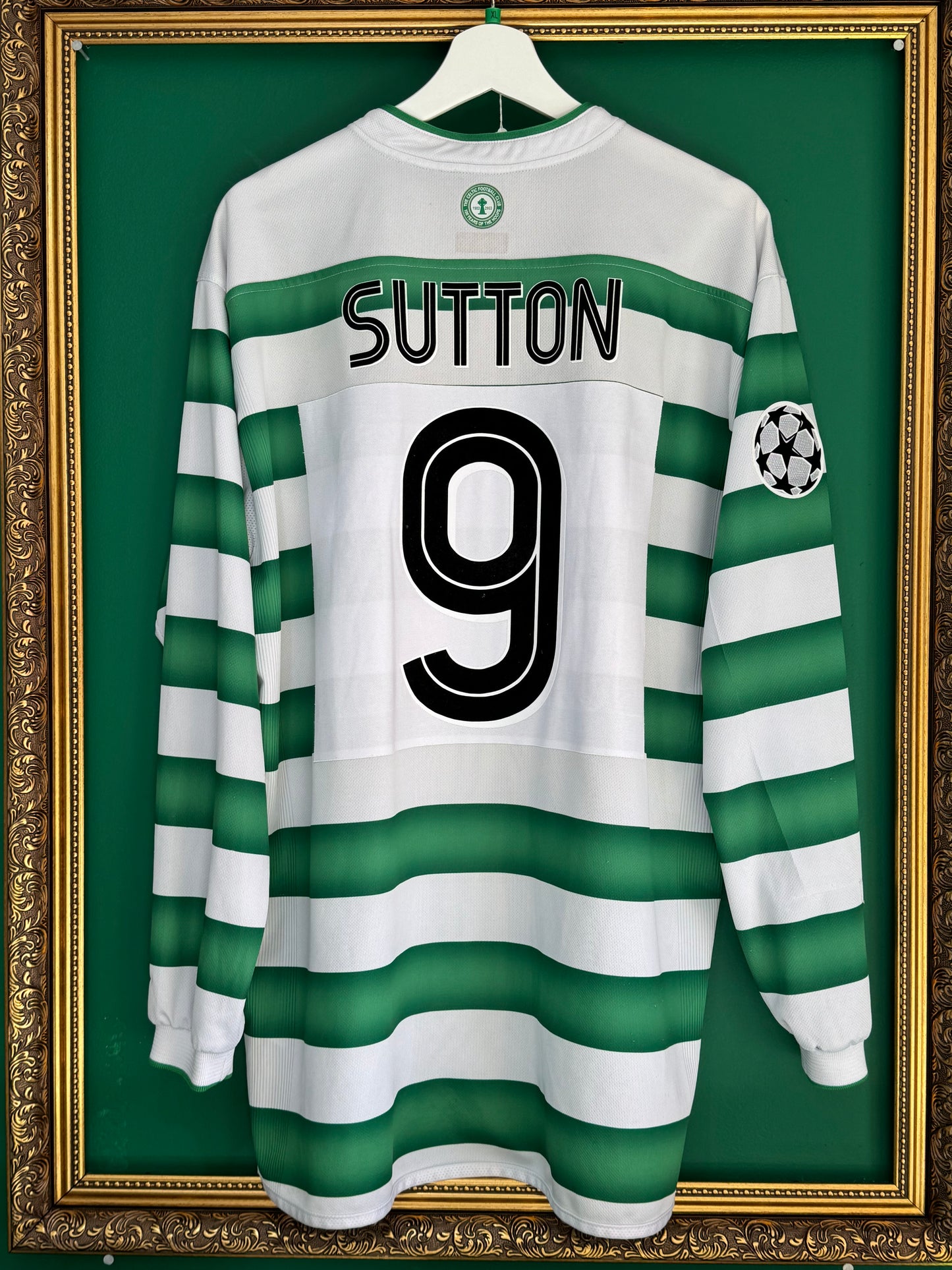 Celtic 2003/04 home xlarge Sutton 9