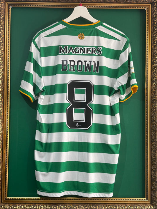 Celtic 2020/21 home shirt large Brown 8