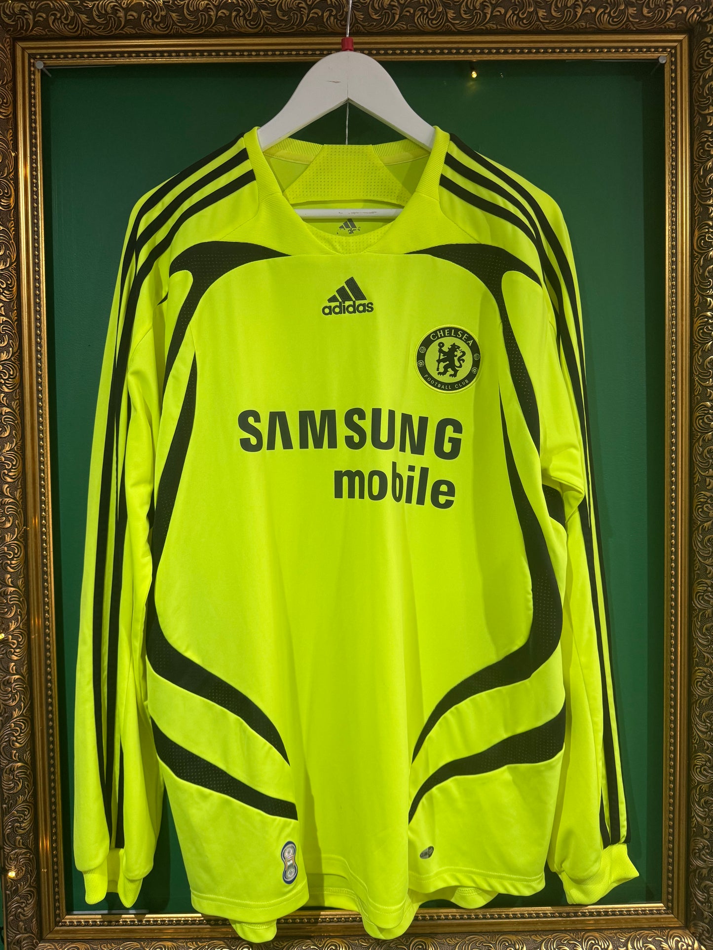 Chelsea 2007/08 away shirt large ls Drogba 11