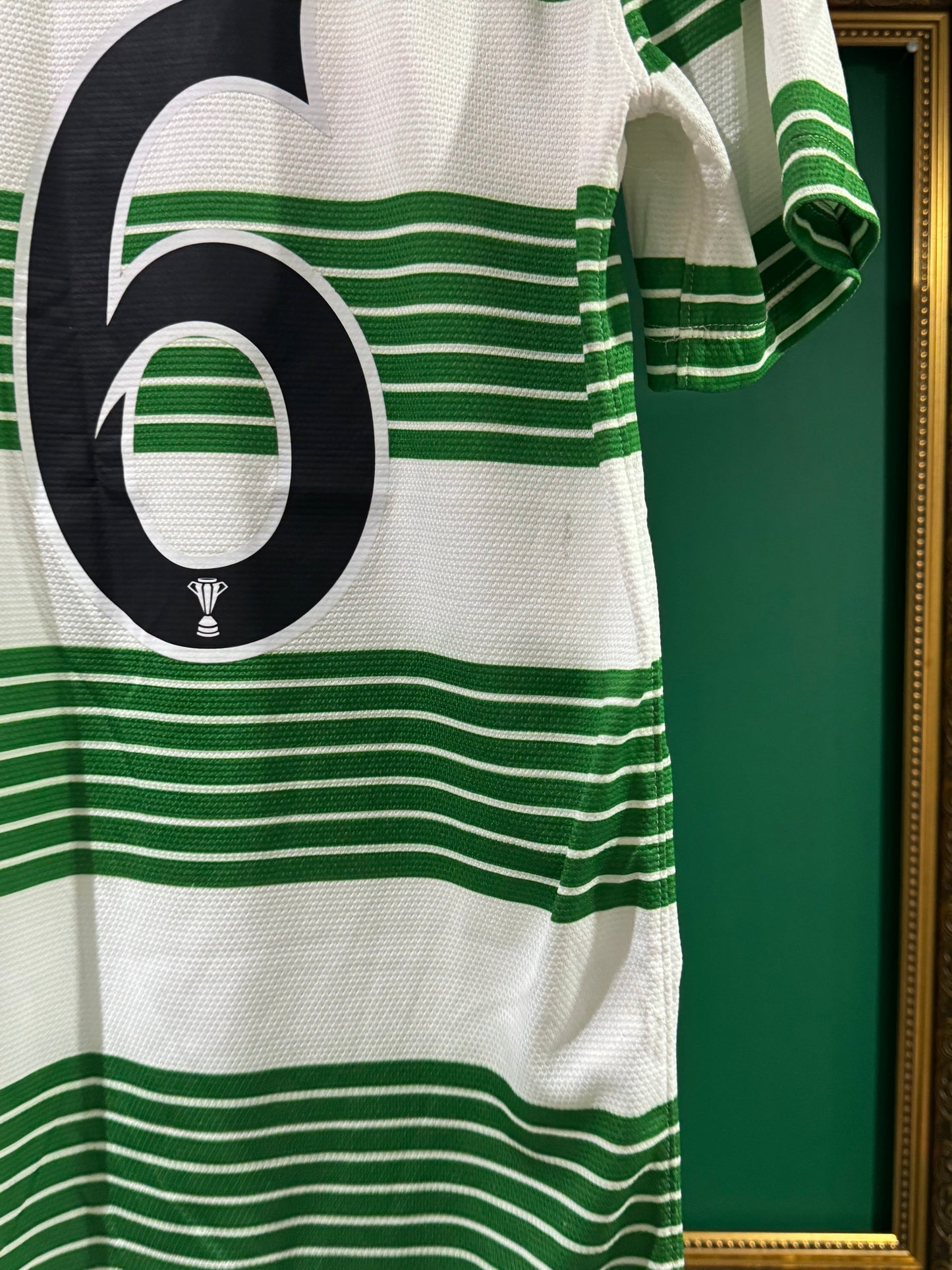 Celtic 2013/15 home shirt small Ledley 16