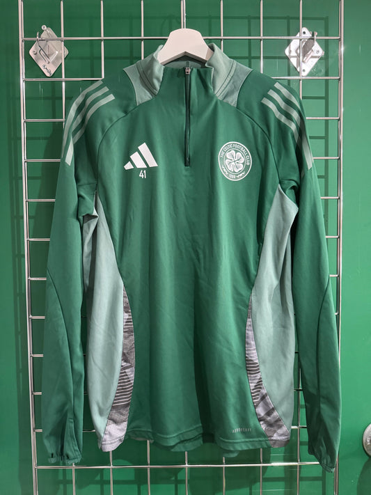 Celtic Reo Hatate training worn long sleeve half zip medium