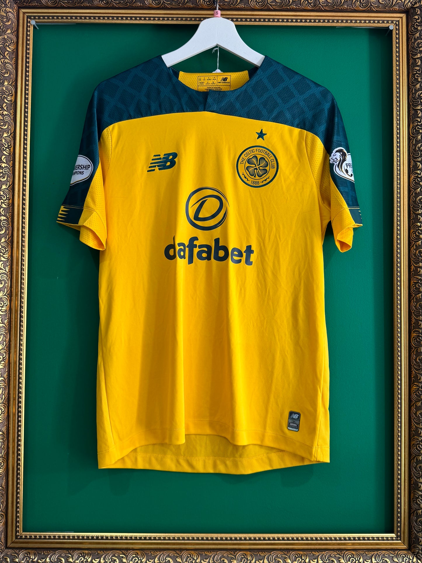 Celtic 2019/20 away shirt match prepared small Karamoko 77