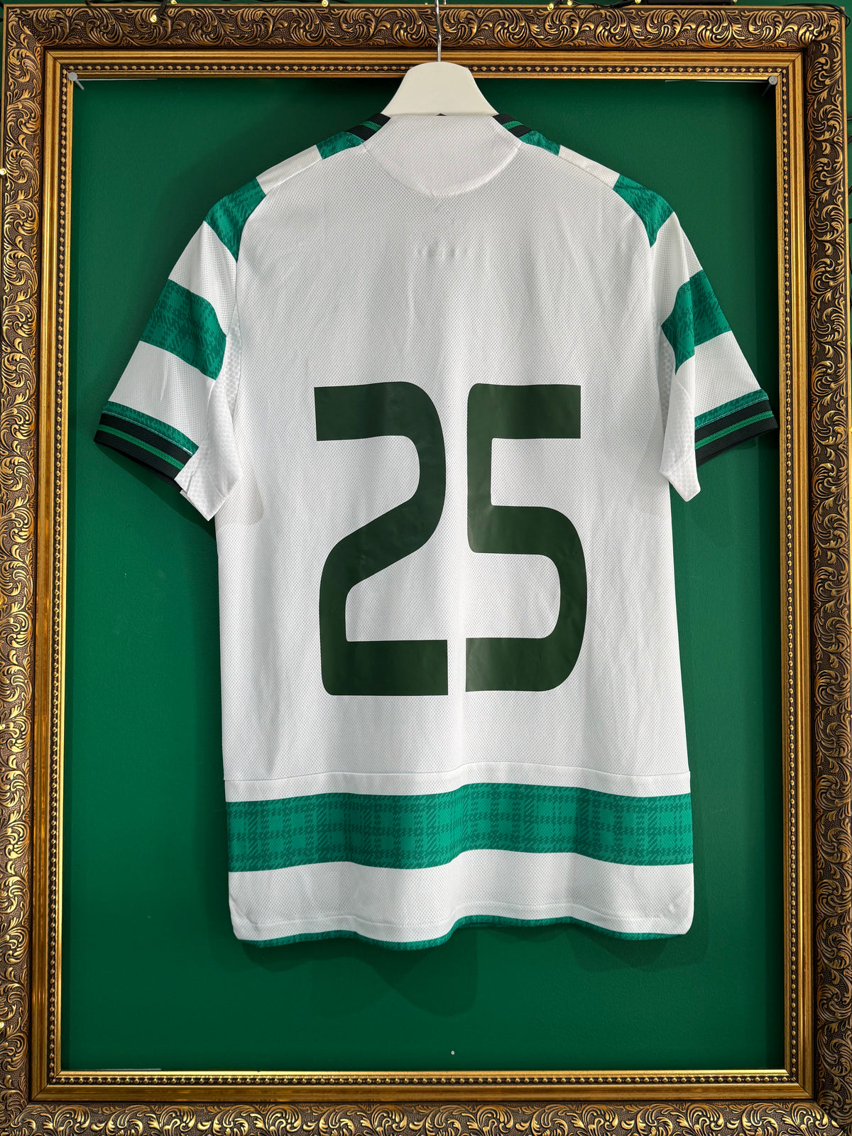 Celtic 2025/26 home shirt Elite European matchshirt small 25 (Inamura)