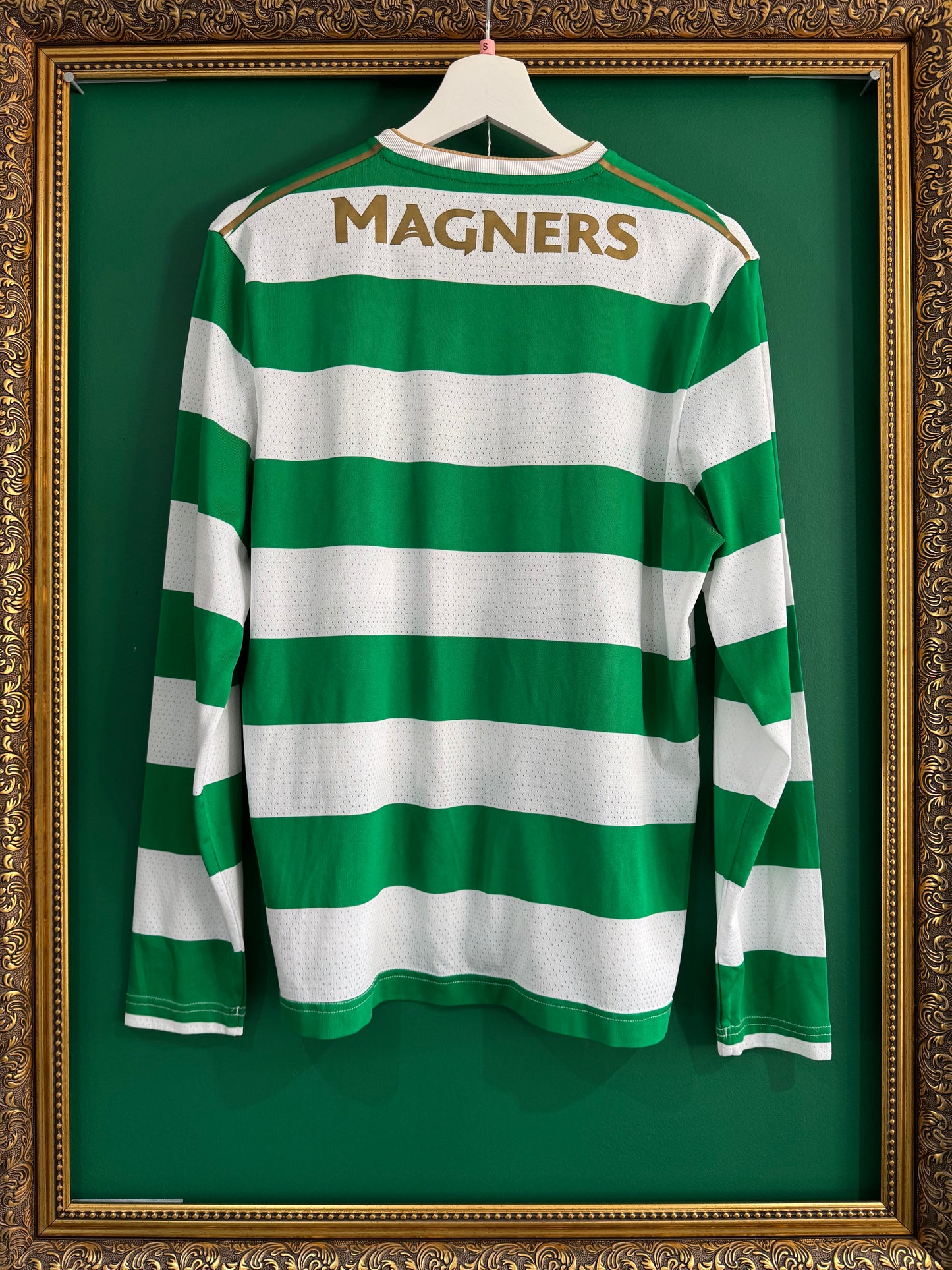 Celtic 2017/18 home shirt long sleeve 9/10 small