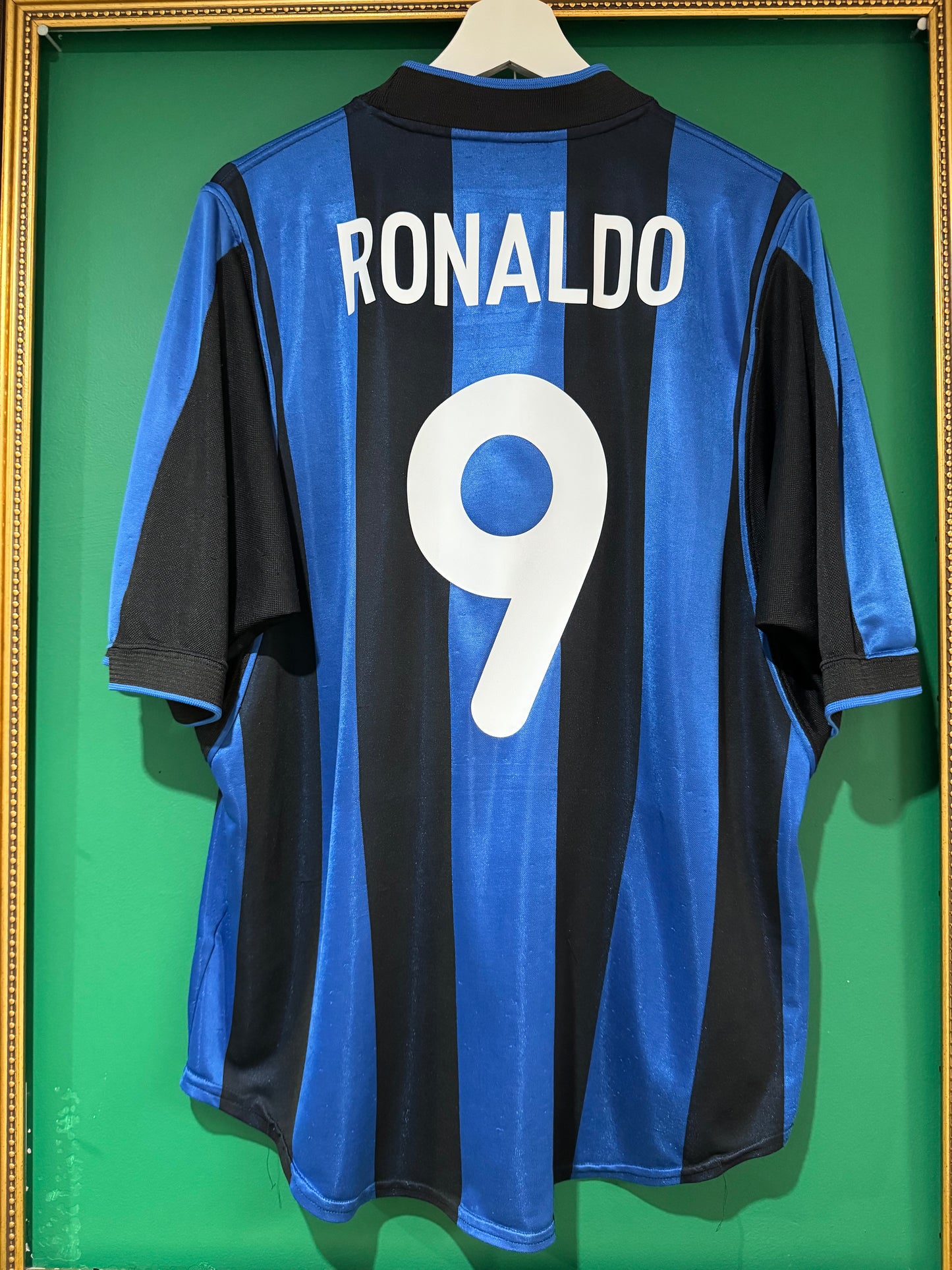 Inter Milan 2000/01 home shirt xlarge Ronaldo 9