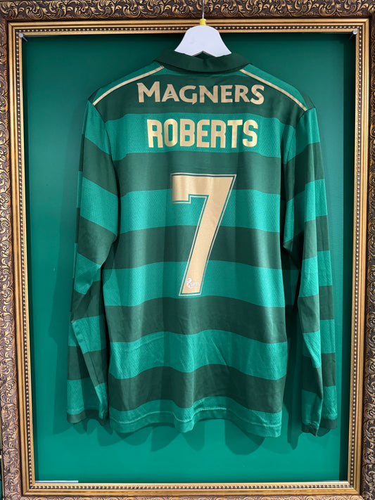 Celtic 2017/18 away shirt ls medium Roberts 7