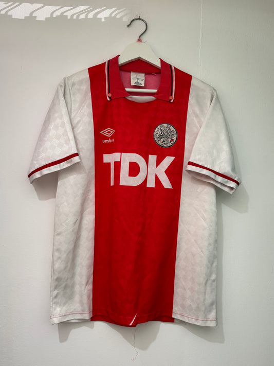 Ajax 1989/91 home shirt small