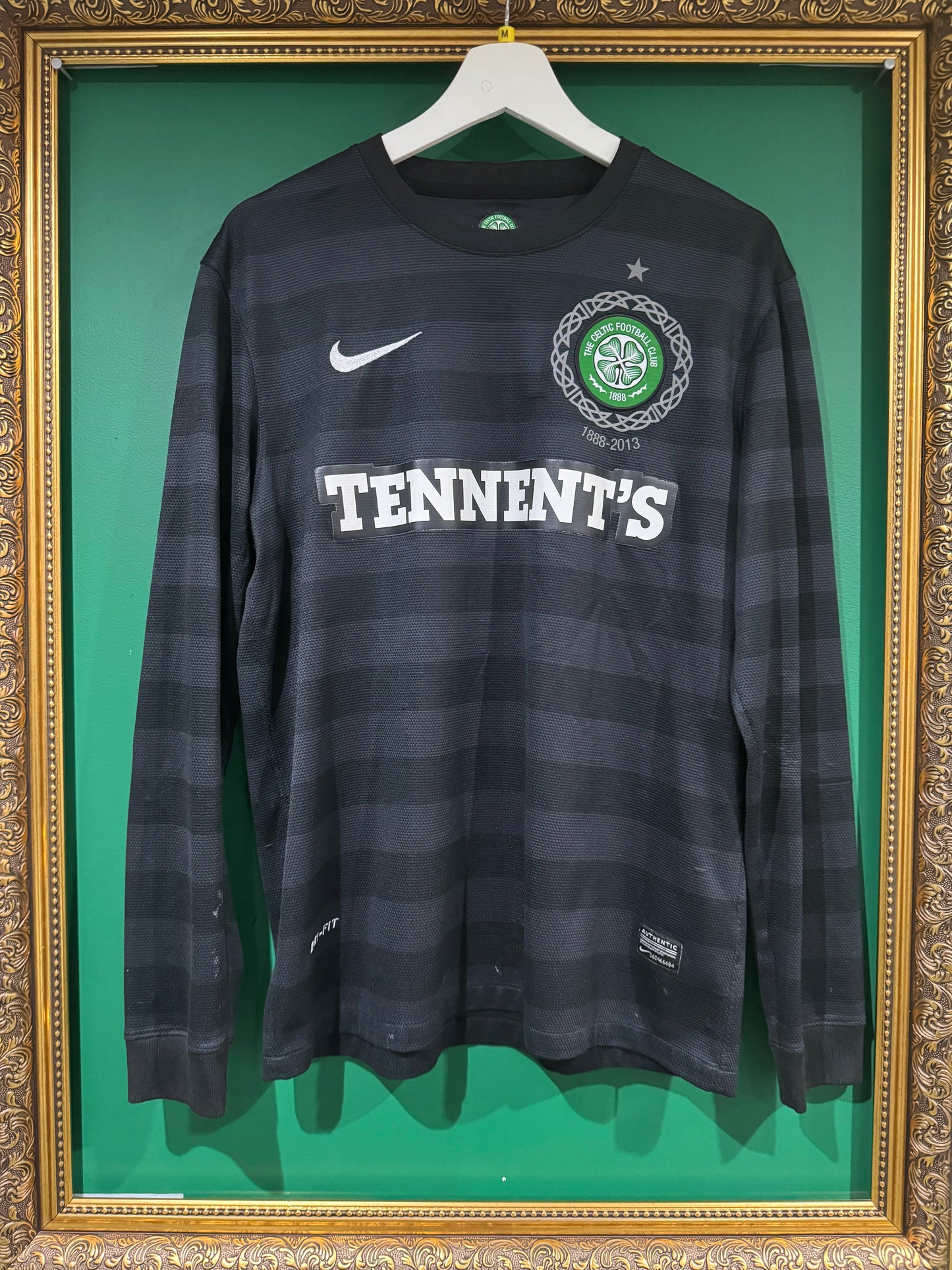 Celtic 2012/13 away shirt medium Samaras 9 long sleeve