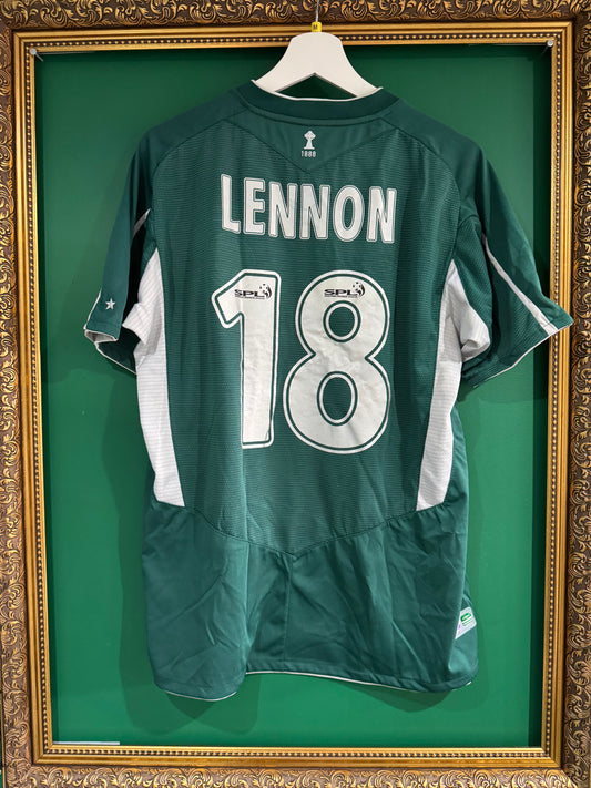 Celtic 2004/05 away shirt medium Lennon 18