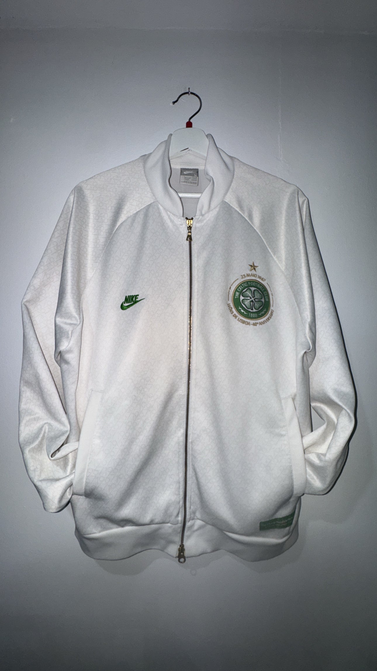 Celtic Nike Lisbon 1967 jacket large white