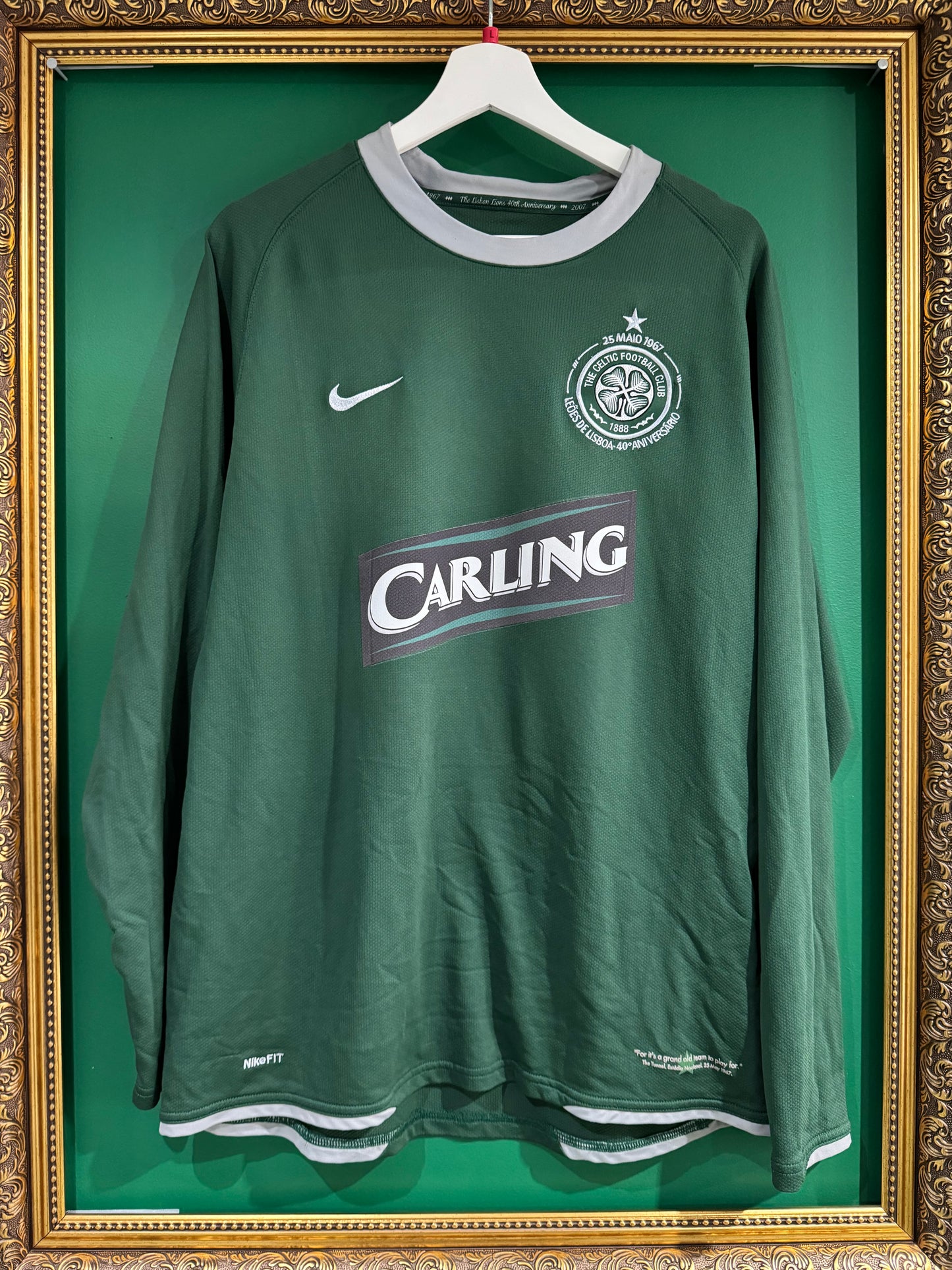 Celtic 2007/08 away shirt ls large Donati 18