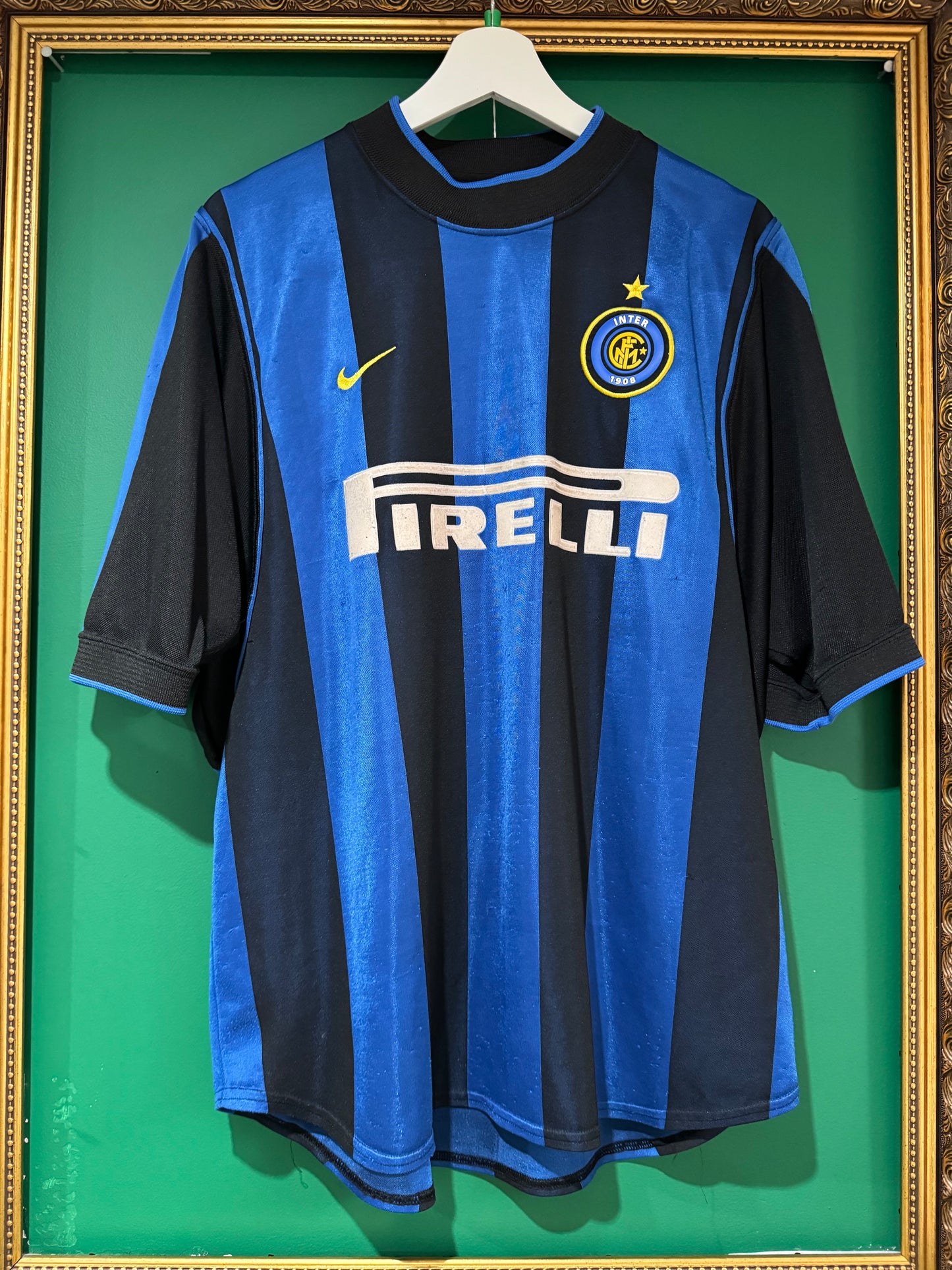 Inter Milan 2000/01 home shirt xlarge Ronaldo 9