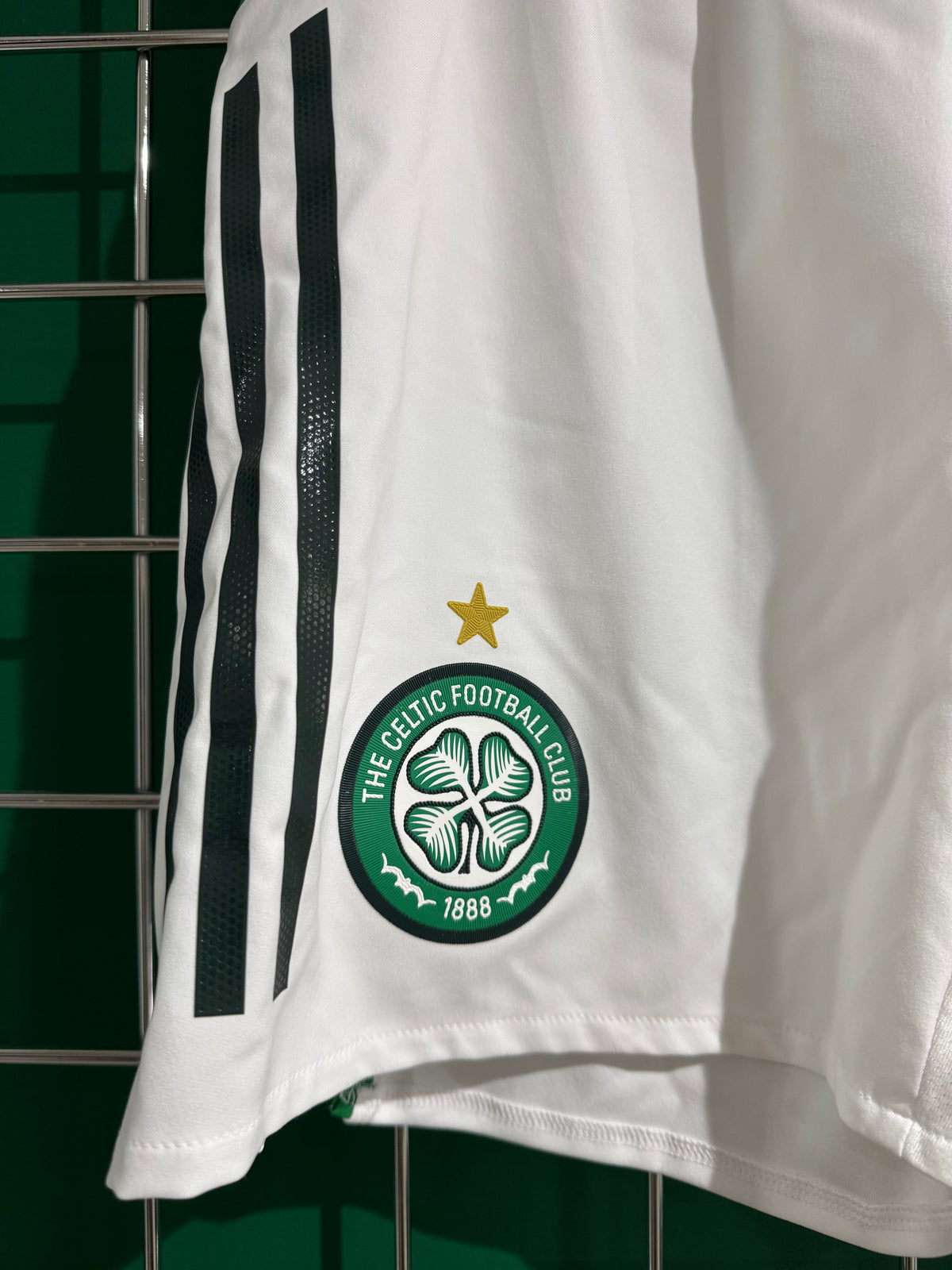 Celtic home European Match shorts small Forrest 49