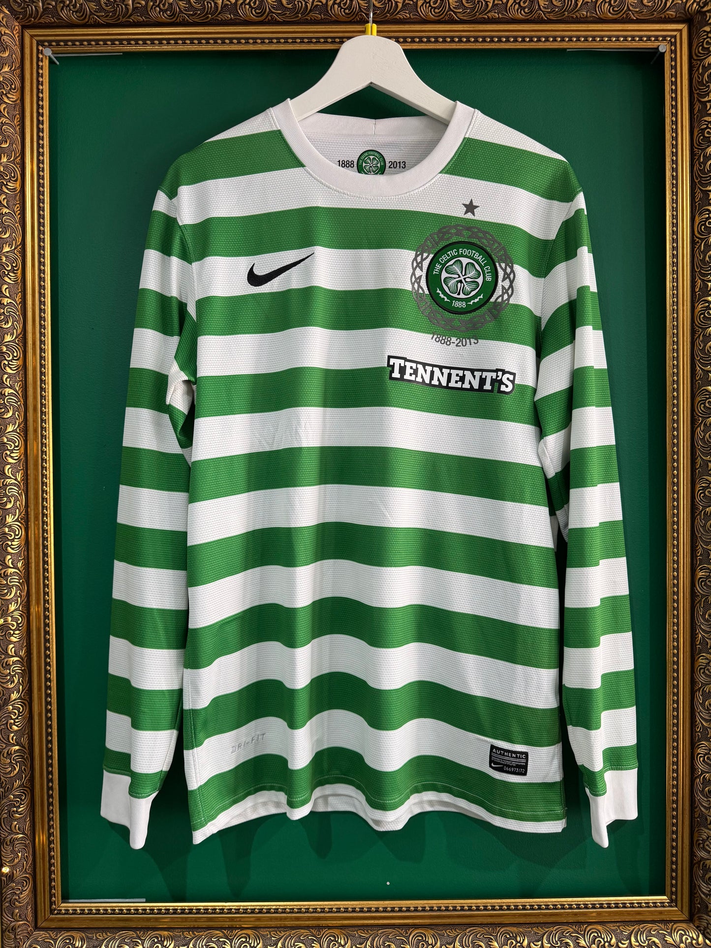 Celtic 2012/13 home shirt medium ls Hooper 88