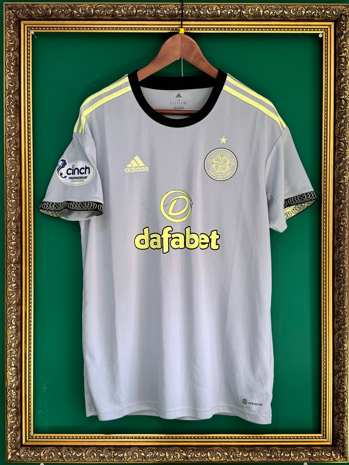 Celtic 2022/23 third O’Riley match prepared shirt