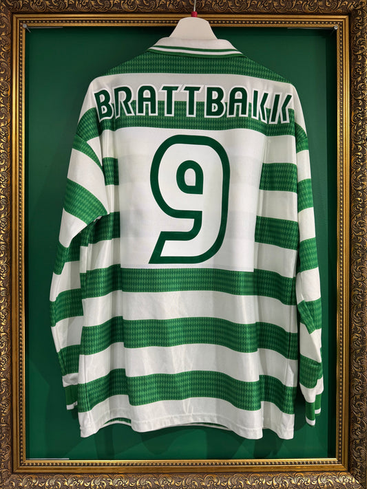 Celtic 1997/99 home shirt large ls Brattbakk 9