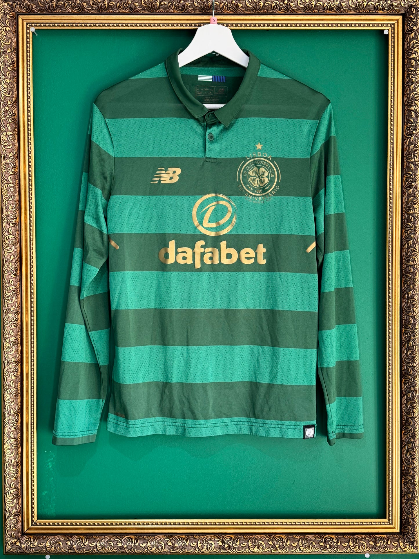 Celtic 2017/18 away small long sleeve