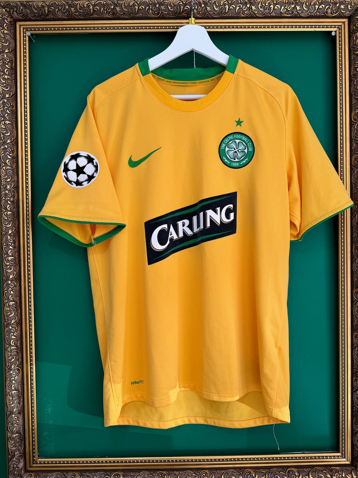 Celtic 2008/09 away medium champions league McCourt 20